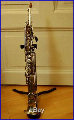 Very rare BUESCHER TIPPED BELL Soprano Saxophone