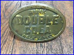 Very rare Double Cola street, safety marker