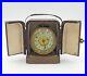 Very-rare-French-mid-Victorian-travel-brass-drum-clock-in-beautiful-leather-case-01-br