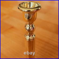 Very rare Martin large-shank trumpet mouthpiece, ca. 1900s-1910s gold plated