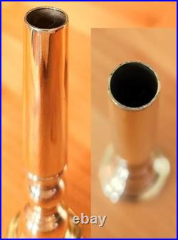 Very rare Martin large-shank trumpet mouthpiece, ca. 1900s-1910s gold plated