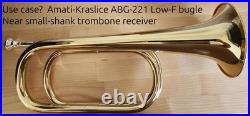Very rare Martin large-shank trumpet mouthpiece, ca. 1900s-1910s gold plated