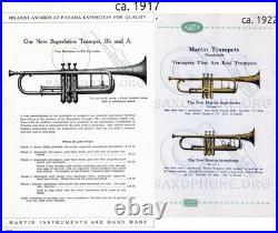 Very rare Martin large-shank trumpet mouthpiece, ca. 1900s-1910s gold plated