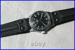 Very rare Military Wristwatch Glashutte Gub Urofa Precis 61. Only 300 example