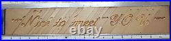 Very rare NEW HERMES CURSIVE BRASS FONT GRAVOGRAPH ENGRAVER 128 PCS. Photo n°4