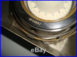 Very rare Russian marine brass compass 1954\USSR