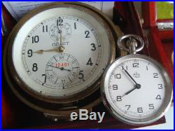 Very rare Russian marine chronometer +deck watch KIROVA
