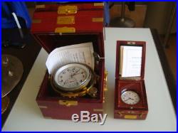 Very rare Russian marine chronometer +deck watch POLET