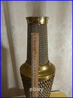 Very rare, Soviet, Ministerial, gift vase. Brass. Original. USSR