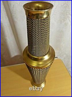 Very rare, Soviet, Ministerial, gift vase. Brass. Original. USSR