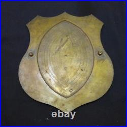 Very rare St Stephen's College 1860 Bard large brass plaque be thou faithful