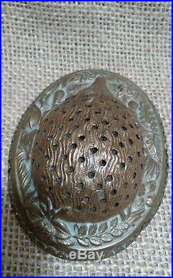 Very rare Victorian W Avery Brass Hedgehog Pin Cushion 1870's