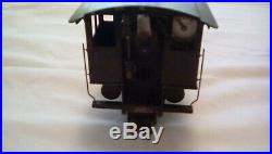 Very rare live steam o scale engine and tender