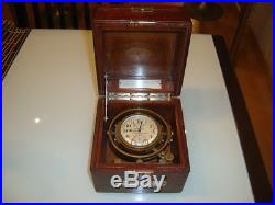 Very rare marine chronometer Deck watch HAMILTON  made in 1942 USA