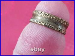 Very rare type/complete Post Medieval brass ring. Please read description. L270