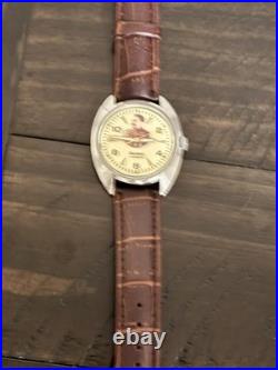 Very rare vintage Vostok (?) mechanical wrist watch 17 jewels J. Stalin