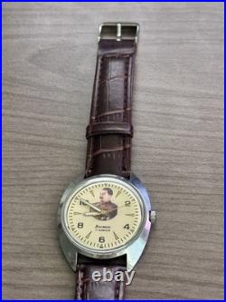 Very rare vintage Vostok (?) mechanical wrist watch 17 jewels J. Stalin