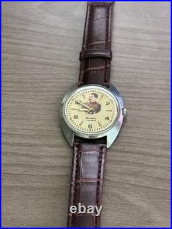 Very rare vintage Vostok (?) mechanical wrist watch 17 jewels J. Stalin