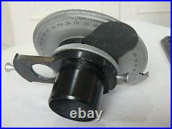 Vickers Dick Wright eyepiece head for polarizing microscope withadapter VERY RARE