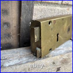 Victorian Boobbyer London N. W. C Mortise Lock Brass Very Rare Large Solid
