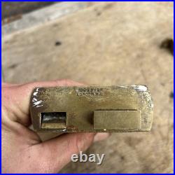 Victorian Boobbyer London N. W. C Mortise Lock Brass Very Rare Large Solid