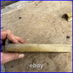 Victorian Boobbyer London N. W. C Mortise Lock Brass Very Rare Large Solid