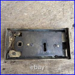 Victorian Boobbyer London N. W. C Mortise Lock Brass Very Rare Large Solid