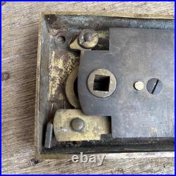 Victorian Boobbyer London N. W. C Mortise Lock Brass Very Rare Large Solid