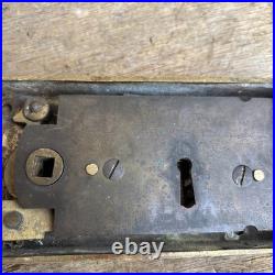 Victorian Boobbyer London N. W. C Mortise Lock Brass Very Rare Large Solid
