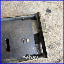 Victorian Boobbyer London N. W. C Mortise Lock Brass Very Rare Large Solid