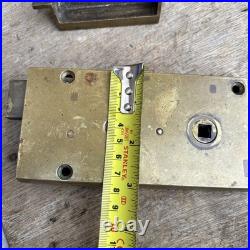 Victorian Boobbyer London N. W. C Mortise Lock Brass Very Rare Large Solid