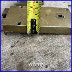 Victorian Boobbyer London N. W. C Mortise Lock Brass Very Rare Large Solid