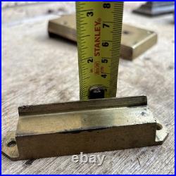 Victorian Boobbyer London N. W. C Mortise Lock Brass Very Rare Large Solid