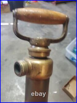 Vintag Evinrude Solid Brass Bilge Pump Very Rare Great Condition