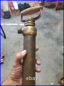 Vintag Evinrude Solid Brass Bilge Pump Very Rare Great Condition