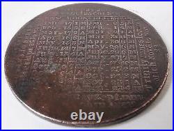 Vintage 1798 Brass Calendar Coin, P. Kempson, Birmingham, Very Nice & Very Rare