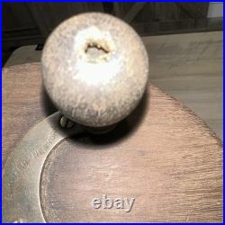 Vintage 1886 G. Ritter New York Fishing Reel Brass And Wood 7.5 Very Rare