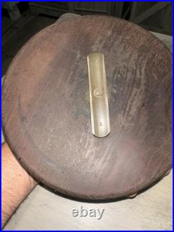 Vintage 1886 G. Ritter New York Fishing Reel Brass And Wood 7.5 Very Rare