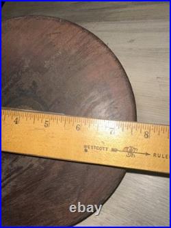 Vintage 1886 G. Ritter New York Fishing Reel Brass And Wood 7.5 Very Rare