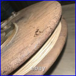 Vintage 1886 G. Ritter New York Fishing Reel Brass And Wood 7.5 Very Rare