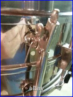 Vintage 1930s Premier Dominion Minor Brass 8 Lug Snare Drum VERY RARE