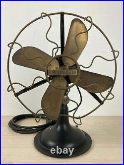 Vintage 1933 Marelli Fan Made In Italy 12 Model 030 Very Rare