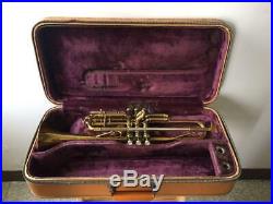 Vintage 1953 Selmer Trumpet Balanced Model With Case Very Rare