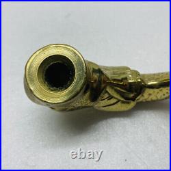 Vintage 1970s Solid Brass Tub Sink Faucet Knob Mermaid Tail 4 Very Rare Decor O