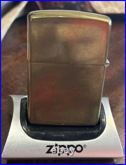 Vintage 1992 Zippo BRASS Lighter MARLBORO Very Rare