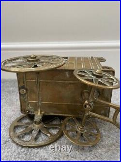 Vintage Antique BRASS Horse carriage pulling Gypsy Caravan Romeni VERY RARE