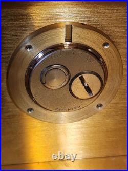 Vintage BULOVA ACCUTRON MANTEL CLOCK CAL 214 SOLID BRASS New Battery VeryRARE