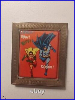 Vintage Batman And Robin 1966 Brass Cigarette Case Made In England Very Rare