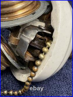 Vintage Benjamin Double Socket With Pull chain -Very Rare- 1908