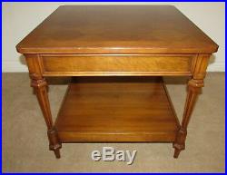 Vintage Berkey Widdicomb End Table With Concealed Tray Table, Very Rare Model